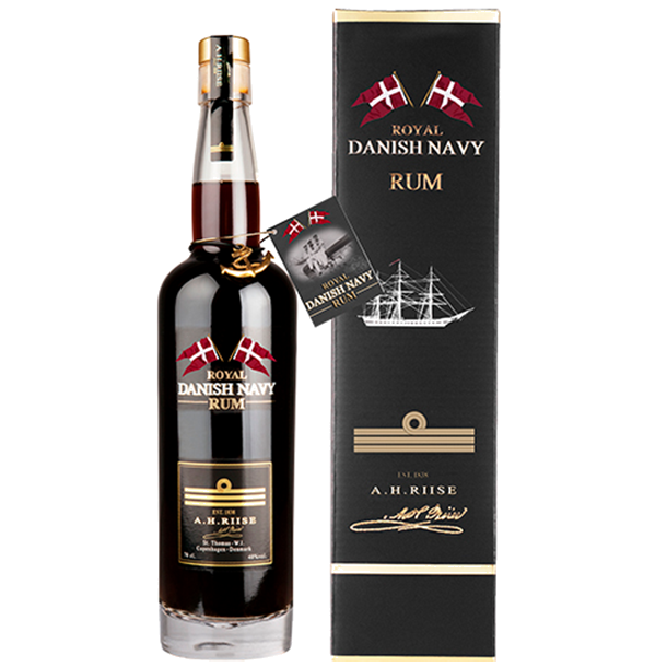 A.H Riise - Royal Danish Navy Rum 40% 70 cl