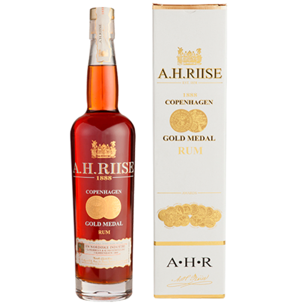 A.H. Riise - Saint Thomas 1888 Copenhagen Gold Medal Rum 40% 70 cl