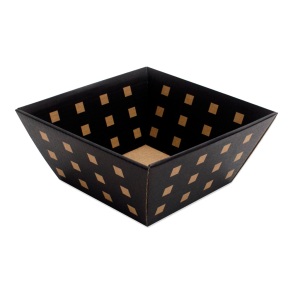 Gavebakke med sorte tern